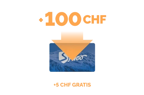 Aufladung im Wert von 100 CHF